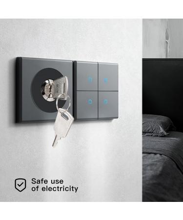 6-Piece Socket Lock Set | Protect Children & Pets | Prevent Current Theft & Save on Electricity Bills - Buy Online on GoSupps.com