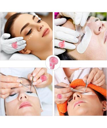100 Pi ces Colle Bagues Support Colle Cils Tasses Anneaux Colle Bagues En Plastique Pour Extension Cils Jetables Anneaux D'extension Cils Anneau Colle Pour Tatouage Pigment Extensions Cils - Buy Online on GoSupps.com