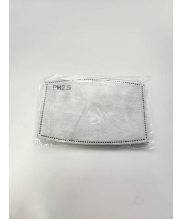 Activated Carbon PM 2.5 Air Filters - Set of 50 | Standard White | International Shipping Available - Buy Online on GoSupps.com