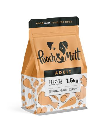 Pooch & Mutt - Complete Adult Dry Dog Food (Grain Free) Chicken & Superfood Blend 1.5kg Adult Dry Food 1.5kg