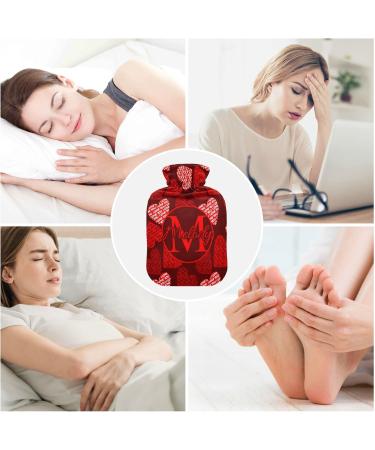 Personalized Valentine's Day Heat Bottle | 1L Hot Water Bottle for Pain Relief & Arthritis | Custom Water Bag Gift - Buy Online on GoSupps.com