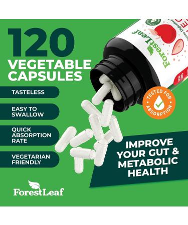 ForestLeaf Apple Cider Vinegar Capsules with Cayenne Pepper 1200mg - 120 Organic Pills | Supports Metabolism, Diet, Detox & Digestion | Gut Health & Immune Support Supplement - Buy Online on GoSupps.com