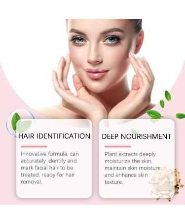 Hair Identifier Spray |Facial Hair Identifier Spray | Facial Hair Dermaplaning Spray | Moisturizing Hair Identifying Solution | Face Shaving Identifier For Removing Unwanted Hair - Buy Online on GoSupps.com