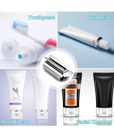 Piashow Tube Squeezer Set - 4 Stainless Steel Tube Presses with Stand for Creams Toothpaste & Tomato Paste - Perfect for Kids & Adults - Buy Online on GoSupps.com