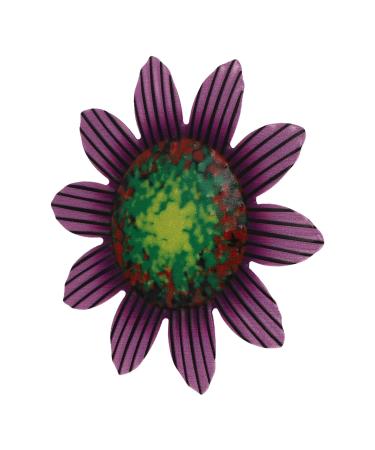 Alipis Wrought Iron Flowers Home Decor Vintage Decor Wall Flower Hanging Adornment Ornaments Office Outdoor 14x14cm Purple