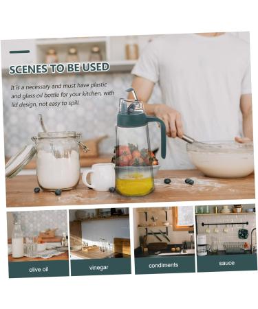 Zerodeko 1pc Lecythus Cooking Oil Dispenser Bottle Creative Kitchen Condiment Bottle Sauce Container Vinegar Container Olives Canned Bacon Container Oil Bottle Glass Vinegar Bottle Plastic - Buy Online on GoSupps.com