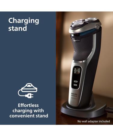 Philips Norelco Shaver 3900 - Rechargeable Wet & Dry Electric Shaver with Pop-up Trimmer Charging Stand & Travel Pouch - Silver S3341/92 | Buy Now for International Shipping - Buy Online on GoSupps.com