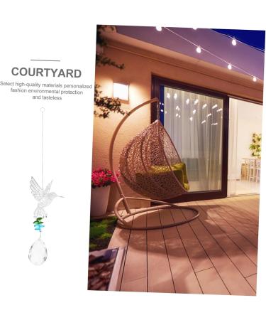 Zerodeko 1pc Crystal Pendant Decor Windchimes Unique Outdoor Stylish Car Pendant Children's Room - Buy Online on GoSupps.com