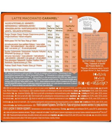 DOLCE GUSTO - Latte Macchiato Caramel Type Capsules 145G - Pack of 3 - Buy Online on GoSupps.com