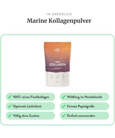  Poudre de collag ne marine (5 x 500 g) base de poisson sauvage 100 % pur et naturel Biodisponible Sans additifs Pour la peau les cheveux et les articulations Neutre au Collag ne marin 500g (5er-Pack) - Buy Online on GoSupps.com