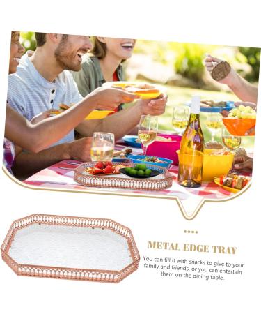 Alipis Snack Container Appetizer Holder Dessert Coffee Candy Dried Tea Snacks Party Storage Drinks Serving Container 28.5X20X3CM As Shown 2 - Buy Online on GoSupps.com