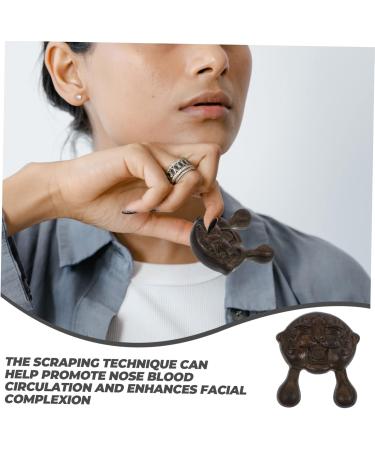 BIUDECO Sandalwood Wood Facial Nose Acupuncture Scraper Compact For - Buy Online on GoSupps.com