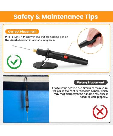 3-IN-1 Hot Wire Foam Cutter 8Pcs Electric Styrofoam Cutting Tools Kit 18W Polystyrene Cutter Styrofoam Cutting Pen with Adaptor for Foam Carving& Cutting DIY Crafts Best Halloween Christmas Gifts Z15 - Buy Online on GoSupps.com