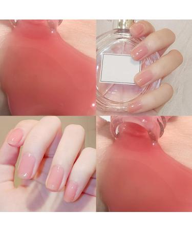 Pink Nail Polish Cinnamon Pink Nail Varnish 8ml Peel off Long Lasting & Highly Pigmented Nail Polish Quick Dry Nail Gel Polish No Need Cure Water Based Nail Polish for DIY Nail - Buy Online on GoSupps.com