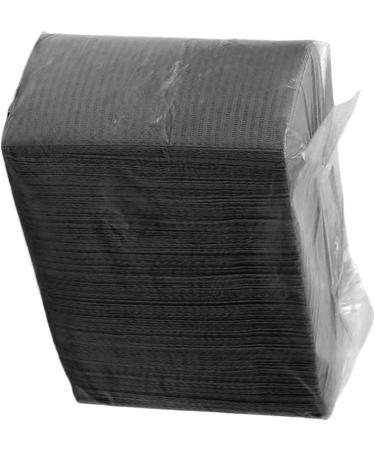 Lot de 125 serviettes de table jetables imperm ables pour nail art en acrylique tiss Noir - Buy Online on GoSupps.com