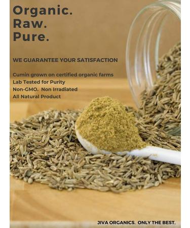 Jiva Organics Organic Cumin Seeds 7 oz | Premium Quality & Freshness - Buy Online on GoSupps.com