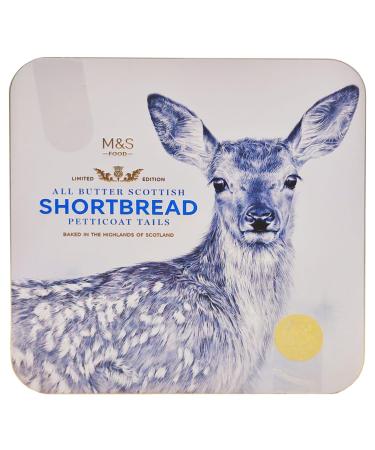 Marks And Spencer All Butter Scottish Shortbread Petticoat Tails Tin 360g