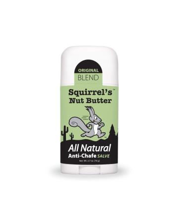 Squirrel's Nut Butter All Natural Anti Chafe Salve, Stick Applicator, 2.7 oz