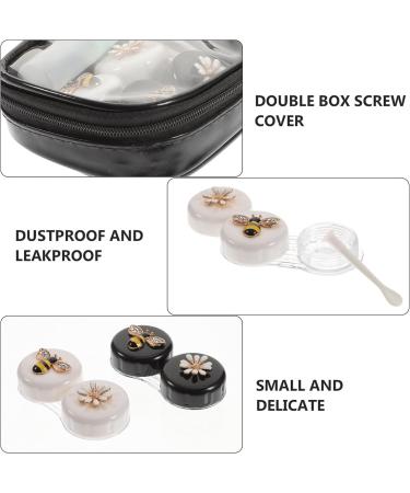 Lurrose Contact Lens Container Set - Travel-Friendly Storage Box with Lens Remover | Multi-Color Options - Buy Online on GoSupps.com