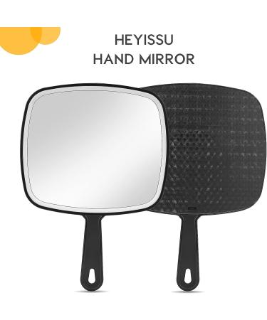 HEYISSU Extra Large Hand Mirror with Handle - 9 W x 12.4 L - Perfect for Shower and Shaving - Buy Online on GoSupps.com