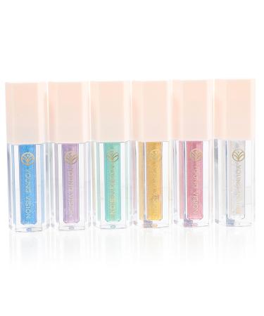 6pcs Eye Shadow Set Women Bling Eyeshadow Long Lasting Eyeshadow Cosmetic Tools for Women Eyeshadow Glitter Makeup Tools Glitter Eye Makeup Cosmetics Tools Shiny Eyeshadow
