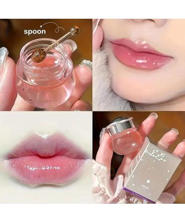 5g Honey Moisturizing Lip Balm Lip Balm Honey Lip Balm Cherry Blossom Pink Lip Balm Moisturizing Dry Lips Long-Lasting Hydration Restores Softness(1PC) - Buy Online on GoSupps.com