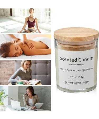 VETOUR Glass Aromatherapy Candles 2PCS Gardenia & Jasmine Scented Soy Candle Set - 10.6 OZ - 80 Hours - Natural Essential Oils - Perfect Gift for Women - Mother's Day/Christmas - Buy Online on GoSupps.com