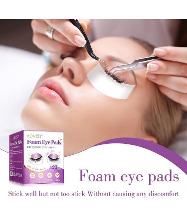 125 Pcs Foam Eye Pads for Lash Extensions Kit - Eye Gel Pads for Eyelash Extensions - Buy Online on GoSupps.com