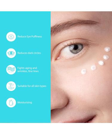 Retinol Eye Cream - Eye Serum for Dark Circles & Puffiness Anti-Aging - Under Eye Cream with Hyaluronic Acid & Caffeine to Reduce Wrinkles & Repair the Eye Area (15ml) Unscented - Buy Online on GoSupps.com