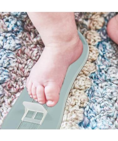 Rosenice Baby Shoe Size Measuring Tool | Foot Length Measuring Lineal for Children | Blue-Gray Footmuff & Knife - Buy Online on GoSupps.com
