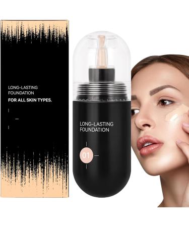  G n rique Liquid Foundation Makeup Matte Finish Concealer Base 30 ml Longwear Moisturizing Formula Lightweight Natural Coverage for Women Girls Sport Dance Performance Everyday Use - Buy Online on GoSupps.com
