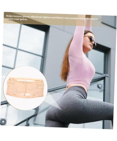 Sacroiliac Support Belt for Women | Postpartum Pelvic Correction & Recovery | XL Skin Color Abdominal Band & Girdle - Buy Online on GoSupps.com
