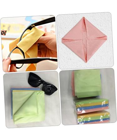 NOLITOY 100pcs Lens Cleaner Cloth - Eyewear Screen & Eyeglass Cleaning Wipes in Random Colors | 12.5x12.5cm - Buy Online on GoSupps.com