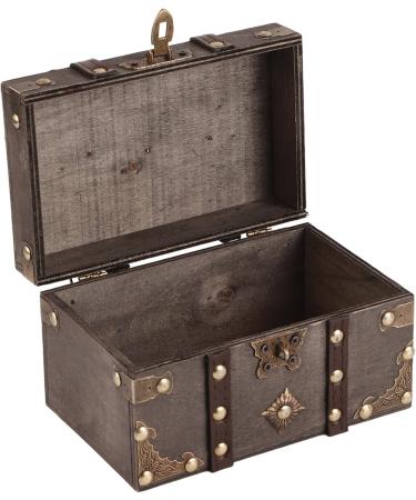 Vintage Wooden Jewelry Organizer Box with Lock | Eco-Friendly Touch Jewelry Storage for Women & Girls - Buy Online on GoSupps.com