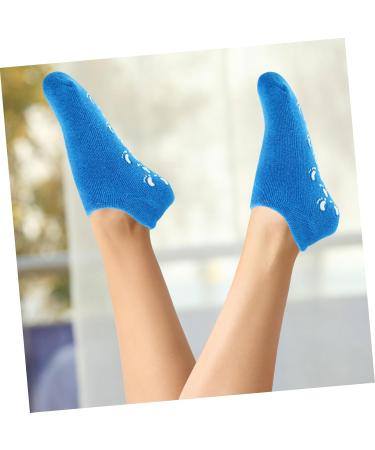 FOMIYES 2 Pairs Gel Socks Cracked Heel Care Socks Heel Repair Sock Spa Sock Heel Socks for Dry Cracked Feet Foot Softening Comfortable Socks Feet Care Lotion Foot Mask Miss Vegetable Gel - Buy Online on GoSupps.com