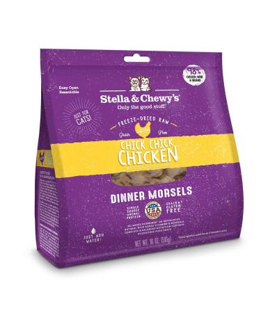 Stella & Chewy's Freeze-Dried Raw Cat Dinner Morsels (Packaging May Vary) Chicken 1.12 Pound (Pack of 1)