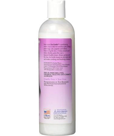 Bio-Groom So-Gentle Hypo-Allergenic Creme Rinse - 12 Fl Oz | Gentle Conditioning for Sensitive Pets - Buy Online on GoSupps.com