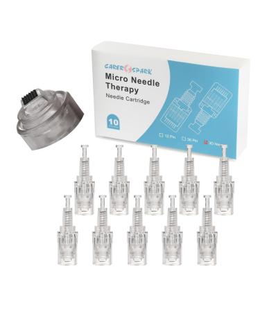 Carer Spark micronadel 10 x 3D-nano-needle length adjustable 0.25 mm-2 mm micronadel device replacement syringe head thread connection 3D-nano needle
