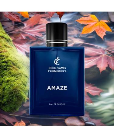 Cool Flames Luxury Amaze Unisex Eau De Parfum with Bergamot Patchouli Lavender & Cedar Premium Long Lasting Citrus & Spicy Fragrance Scent Perfume for Men & Women 100 ML - Buy Online on GoSupps.com