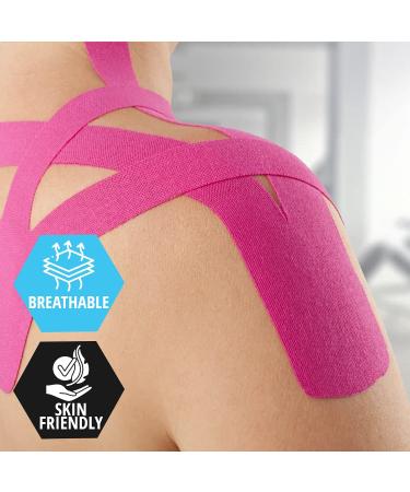 Medpride Kinesiology Tape - 4 Rolls Latex-Free Athletic Tape for Pain Relief - 2 x 16.4 Feet per Roll - Buy Online on GoSupps.com