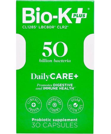 Bio-K Plus Dailycare 50 Billion Probiotics 30 Count 30 Count (Pack of 1) - Buy Online on GoSupps.com