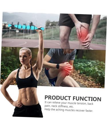 Healeved Roller Massage Device - Ultimate Muscle Roller Tool for Body Legs & Shoulders | TPR Fitness Roller Stick for Deep Tissue Relief - Buy Online on GoSupps.com