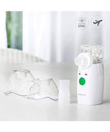 Buy Medisana In 525 Portable Inhalator - Ultrasound Technology for Colds & Asthma | Ideal for Adults & Kids | Includes Mouthpiece & Mask | International Shipping - Buy Online on GoSupps.com