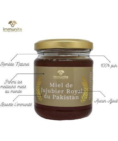 3 pots de miel parmi les meilleurs au monde - 2 pots de miel de Jujubier du Cachemire et du Pakistan + 1 pot de miel de Nigelle d'Egypte - immunite BOOSTER - Buy Online on GoSupps.com