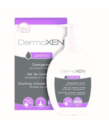 Dermoxen lenitivo intimate cleaner for women moisturizing and soothing.Gentle intimate soap against dryness and itching also in menopause.Nickel tested.200 ml