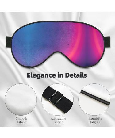 Buy SSIMOO Abstract Geometric Soft Sleep Eye Mask | Female Breathable Eye Patch for Travel & Relaxation - Black - Buy Online on GoSupps.com