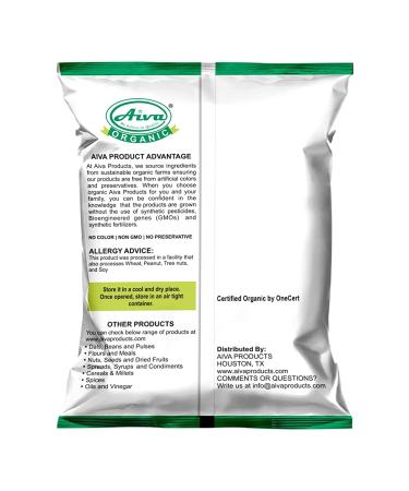 AIVA ORGANIC GARBANZO BEANS (Kabuli Chana) - USDA Certified 4 LB - Buy Online on GoSupps.com