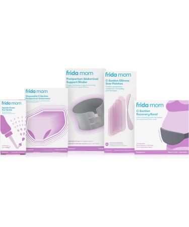 Frida Mom Postpartum Abdominal Support Binder - Adjustable Compression Wrap for Vaginal Delivery & C-Section Recovery - Buy Online on GoSupps.com