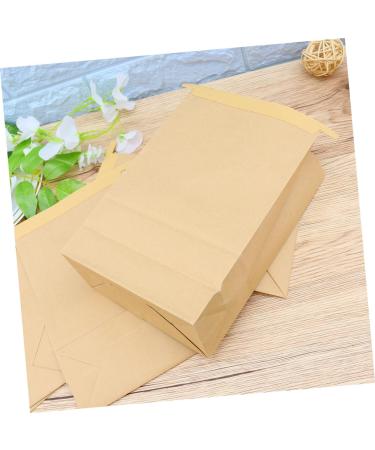 SOLUSTRE 50pcs Self-sealing Kraft Paper Stand up Bag Food Grade Kraft Paper Self Sealing Food Bags Choclates Kraft Bags Christmas Chocolates Window Food Bag Open The Window Chocolate Coins - Buy Online on GoSupps.com