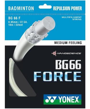 YONEX BG 66 Force Badminton String 10m White | High Performance Durable & International Shipping - Buy Online on GoSupps.com
